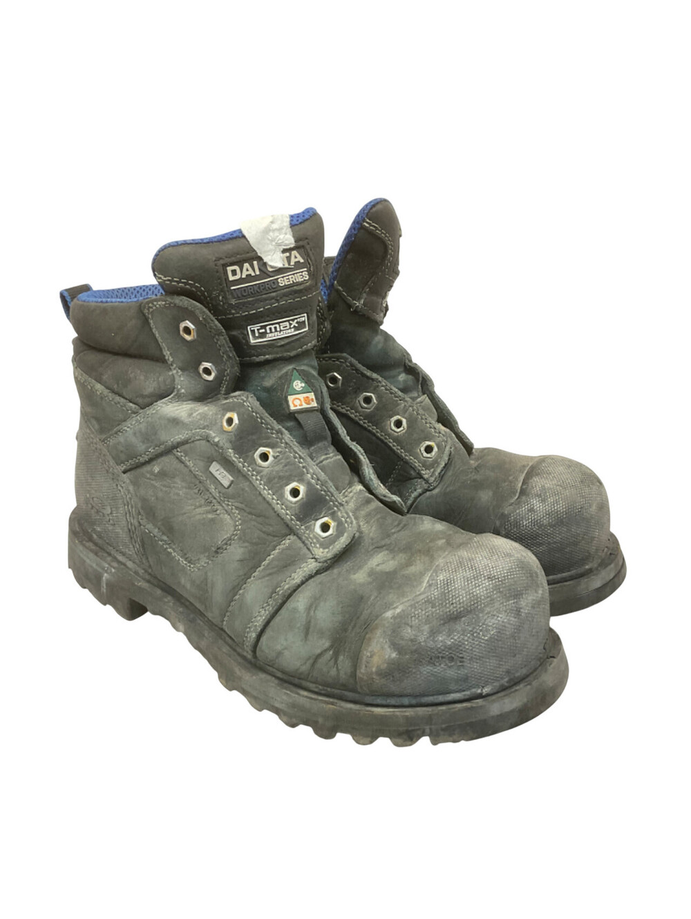 DAKOTA Men's 557 6" STCP HD3 Vibram Work Boots Black Size 10.5M